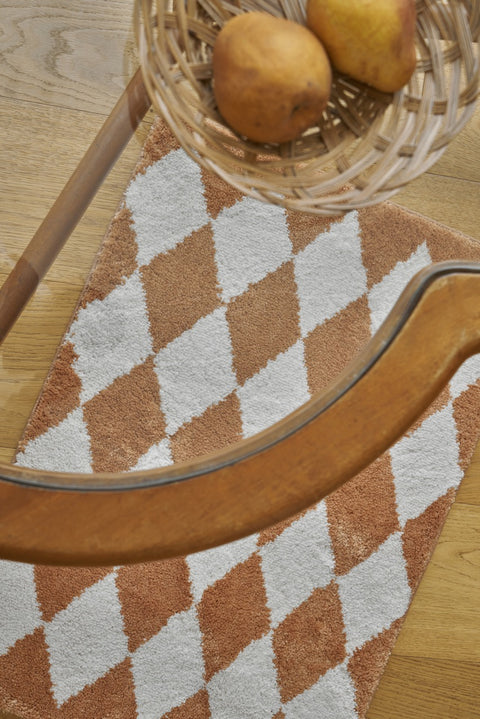 Rug | Argyle Peach