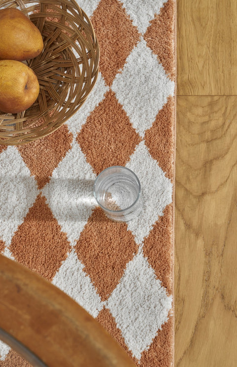 Rug | Argyle Peach